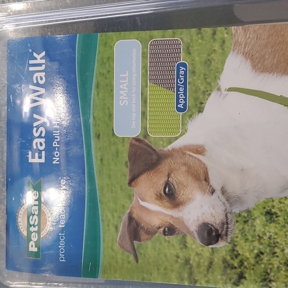 EASY WALK, dog harness. New in box. Size small. Green/gray. No-pull. - Picture 6 of 11